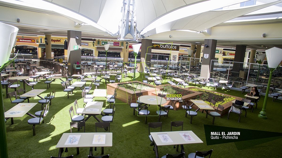 centro comercial cesped sintetico ecuador